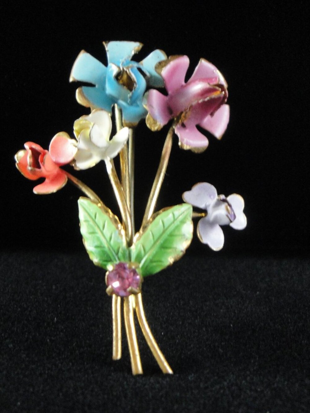 Vintage Austria signed Brooch Pin